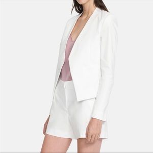 Theory Lanai Twill blazer Jacket White sz 6